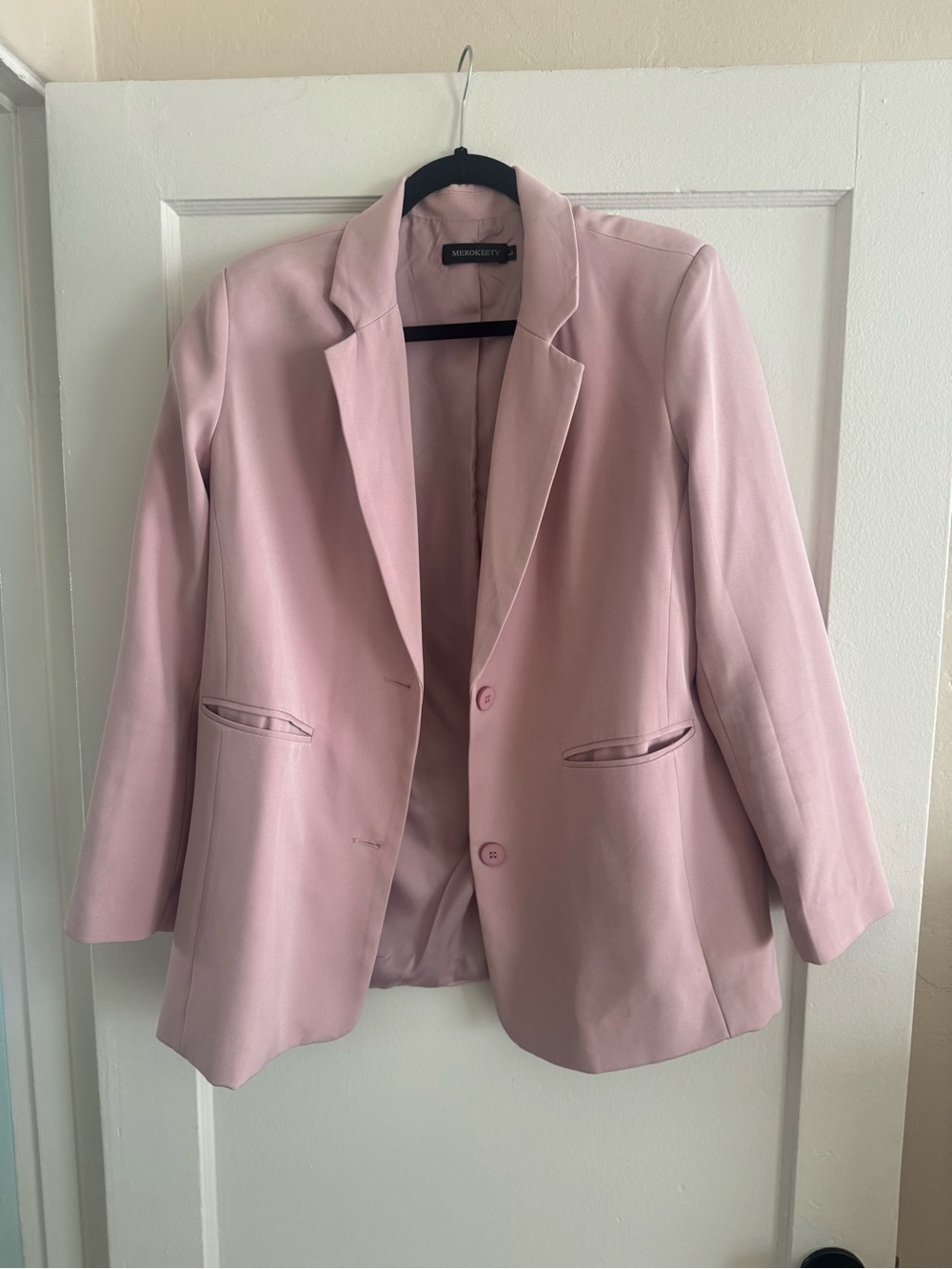 Pink Blazer Jacket - Women